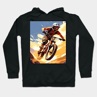 Mountain Bike Stunt Jump, Sport Hoodie